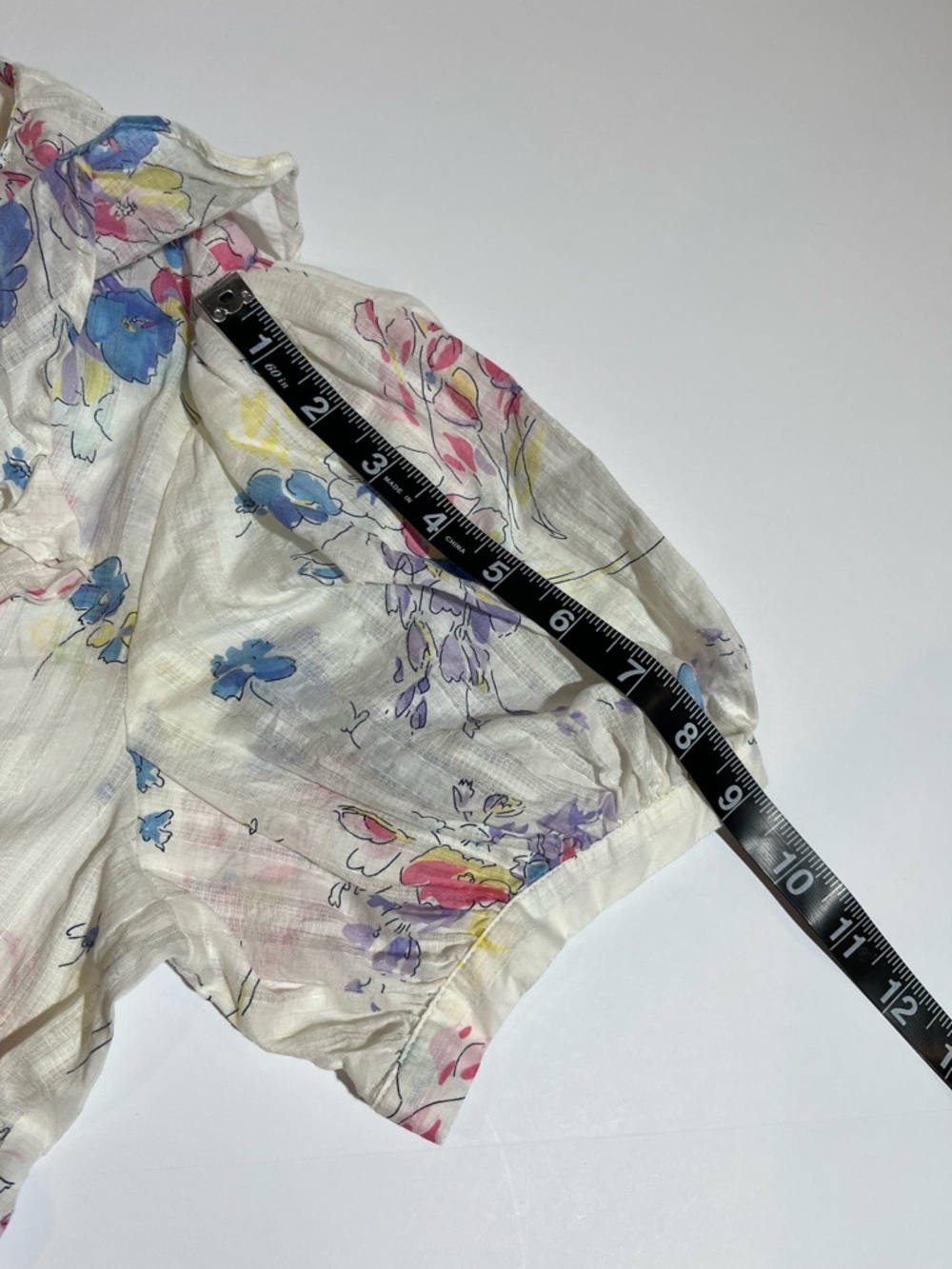 Polo Ralph Lauren Ryle Floral Print Ruffle Trim Blouse - Picture 9 of 11